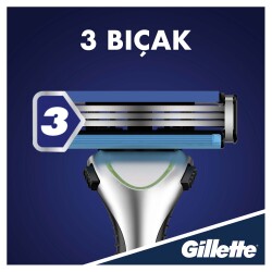 Gillette Sensor3 Tıraş Makinesi + Yedek Tıraş Bıçağı 6'Lı - 3