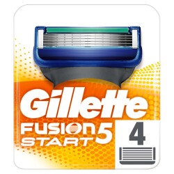 Gillette Fusion Start 4 Adet Yedek Bıçak - 1