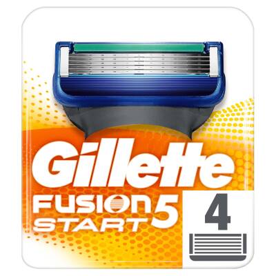 Gillette Fusion Start 4 Adet Yedek Bıçak - 1