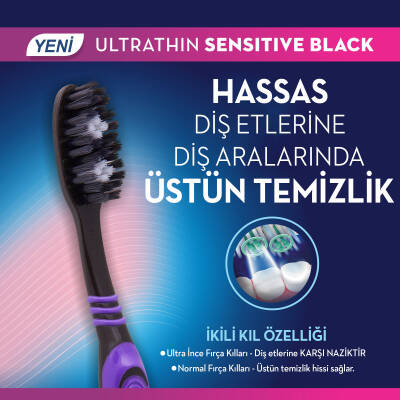 Oral-B Diş Fırçası Ultra Thin Siyah - 6