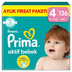 Prıma Ab Aylık Fırsat Paketı 4 Beden 136Lı - 1