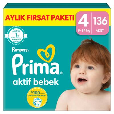 Prıma Ab Aylık Fırsat Paketı 4 Beden 136Lı - 1