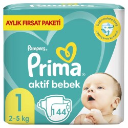 Prima Aktif Bebek 1 Beden 144'lü Aylık Fırsat Paketi - 1