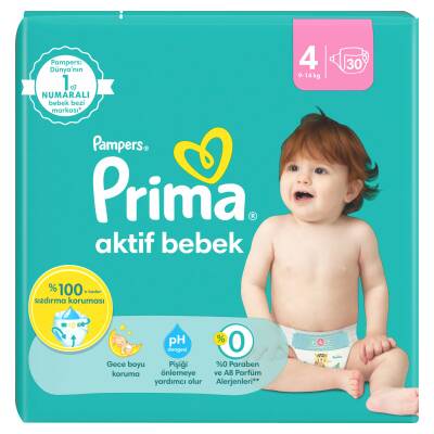 Prima Aktif Bebek Standart Paket 4 Beden 30lu - 4