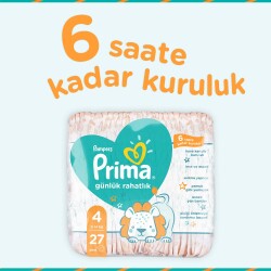 Prima Bebek Bezi Günlük Rahatlık 4 Beden 27 Adet Tekli Paket - 3