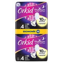 Orkid Platinum Eko Paket Gece Ekstra 10 Adet - 2