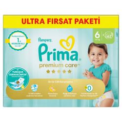 Prıma Bebek Bezı Premıum Care 6 Bd Ekstra L Fırsat Pkı 62 Ad - 2