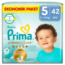 Prima Bebek Bezi Premium Care 5 Numara 42 Adet Ekonomik Paket - 1