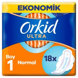 Orkid Ultra Extra Hijyenik Ped Normal Ekonomik Paket 18 Ped - 1