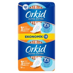 Orkid Ultra Extra Hijyenik Ped Normal Ekonomik Paket 18 Ped - 2