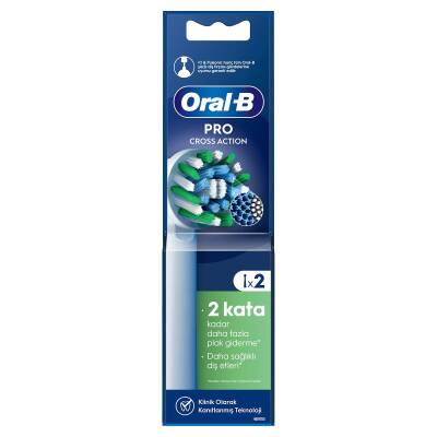 Oral-B Şarjlı Diş Fırçası Yedek Başlığı Cross Action X-Filament 2 Adet Ürün - 2