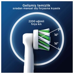 Oral-B Şarjlı Diş Fırçası Yedek Başlığı Cross Action X-Filament 2 Adet Ürün - 4