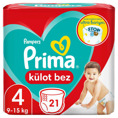 Prima Külot Bebek Bezi 4 Beden 21 Adet Maxi Tekli Paket - 1