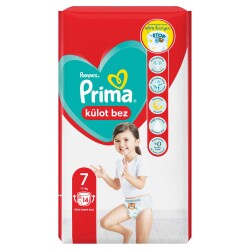 Prima Külot Bebek Bezi 7 Beden 14 Adet XX Large Tekli Paket - 2