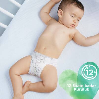 Prima Pampers Pure Bebek Bezi 1 Beden 35x2 Mama Önlüğü Hediye - 4