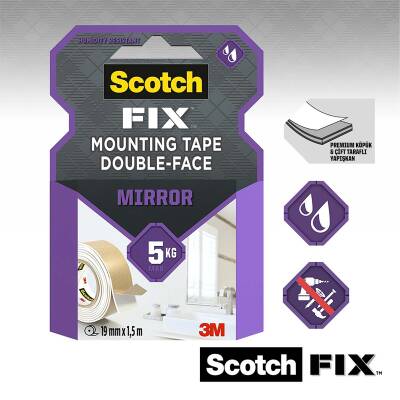 Scotch® Ayna Montaj Bandı 19Mm X 1,5M - 2