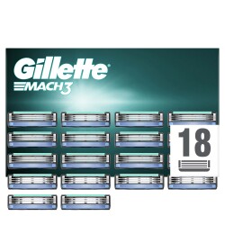 Gillette Mach3 Yedek Tıraş Bıçağı 18 Adet Karton Paket - 1