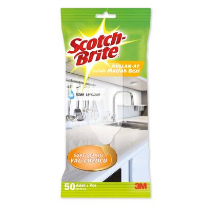 Scotch Brite Kullan At Mutfak Islak Mendil 50 Yaprak - 4