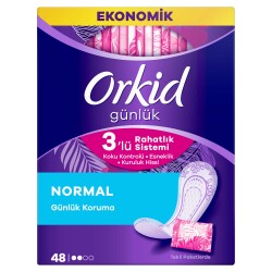 Orkid Günlük Ped Günlük Koruma Dev Ekonomi Paketi 48 Ped (Tekli Paketlerde) - 2