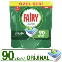 Fairy Hepsi Bir Arada Bulaşık Makinesi Deterjanı Kapsülü/Tableti 90 Yıkama Özel Seri - 1