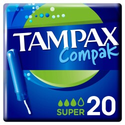 Tampax Compak Super Tampon Aplikatörlü 20 Adet - 2