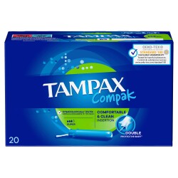 Tampax Compak Super Tampon Aplikatörlü 20 Adet - 4