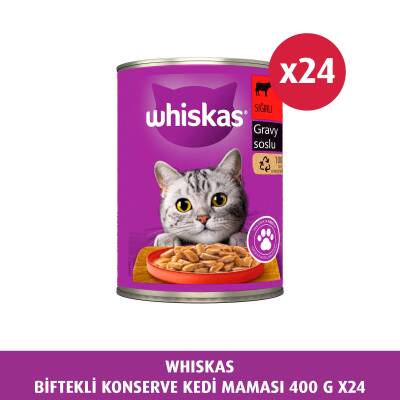 Whiskas Biftekli 400 Gr 24X - 6