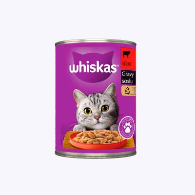 Whiskas Biftekli Konserve Kedi Maması 400 G - 3