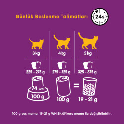 Whiskas Biftekli Konserve Kedi Maması 400 G - 9