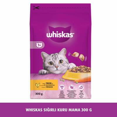 Whiskas Tavuklu Ve Sebzeli Yetişkin Kedi Maması 300 Gr - 1