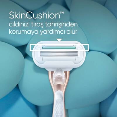 Gillette Venus Deluxe Smooth Makine + 5 Bıçaklı Yedek Başlık - 4